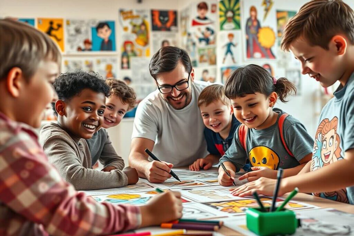 Comic-Workshops 2026 für junge Menschen in Pflegefamilien